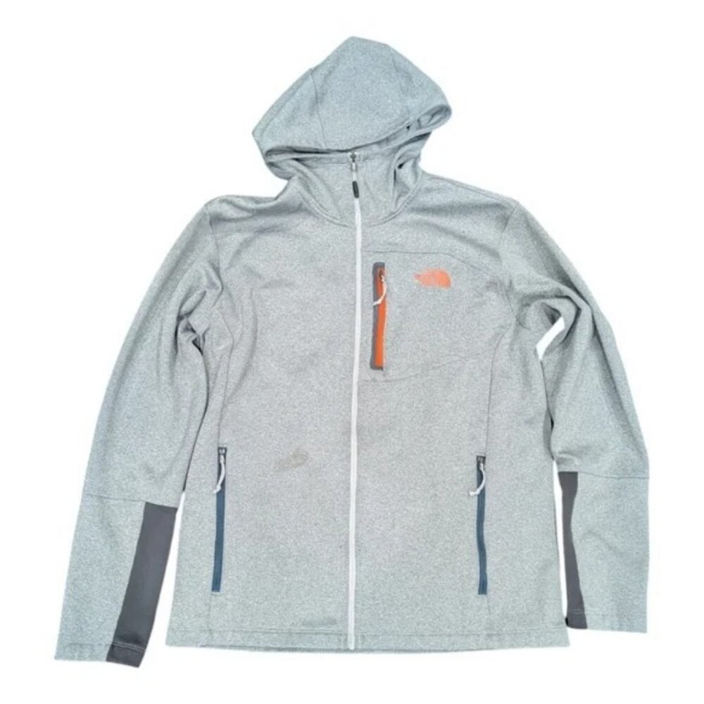 The North Face gray full zip canyonlands jacket coat Women's size large